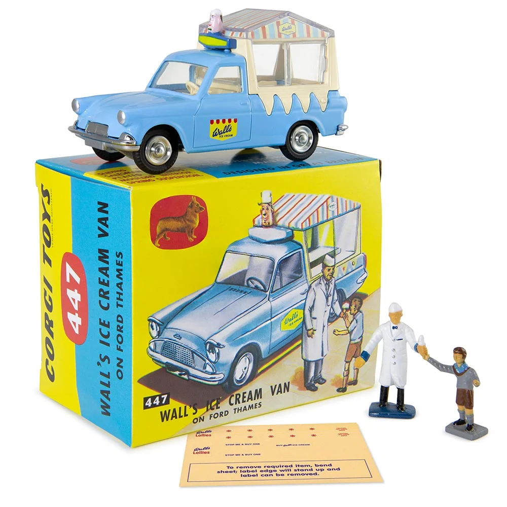 Wall's Ice Cream Van on Ford Thames (with figures) (447)
